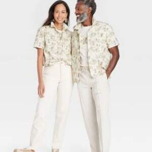 Black History Month Adult House Of Aama Short Sleeve Button Down Shirt